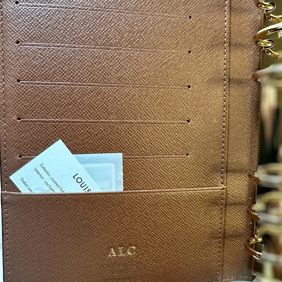 BNIB Louis Vuitton Medium Monogram 6-Ring Agenda Cover & Cloth & Paper bundle - Picture 8 of 12